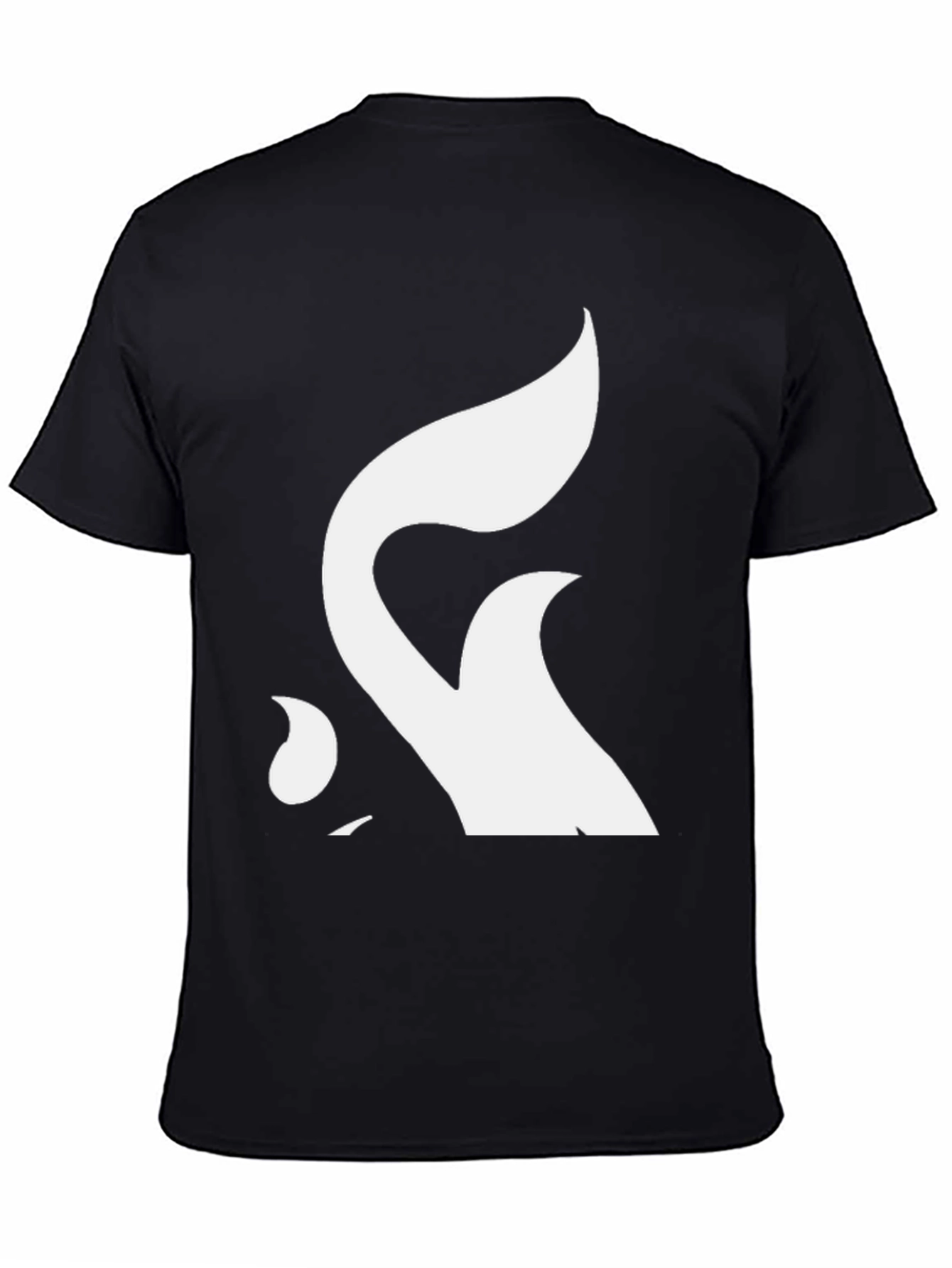 Orca Tail Black T-Shirt - Bold Graphic Tee