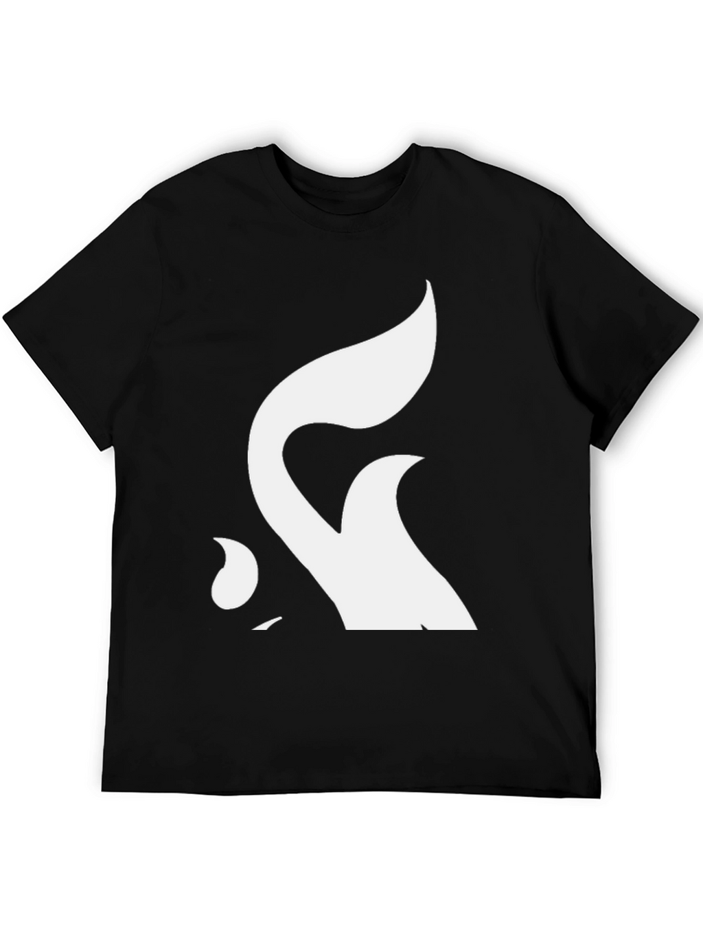 Orca Tail Black T-Shirt - Bold Graphic Tee