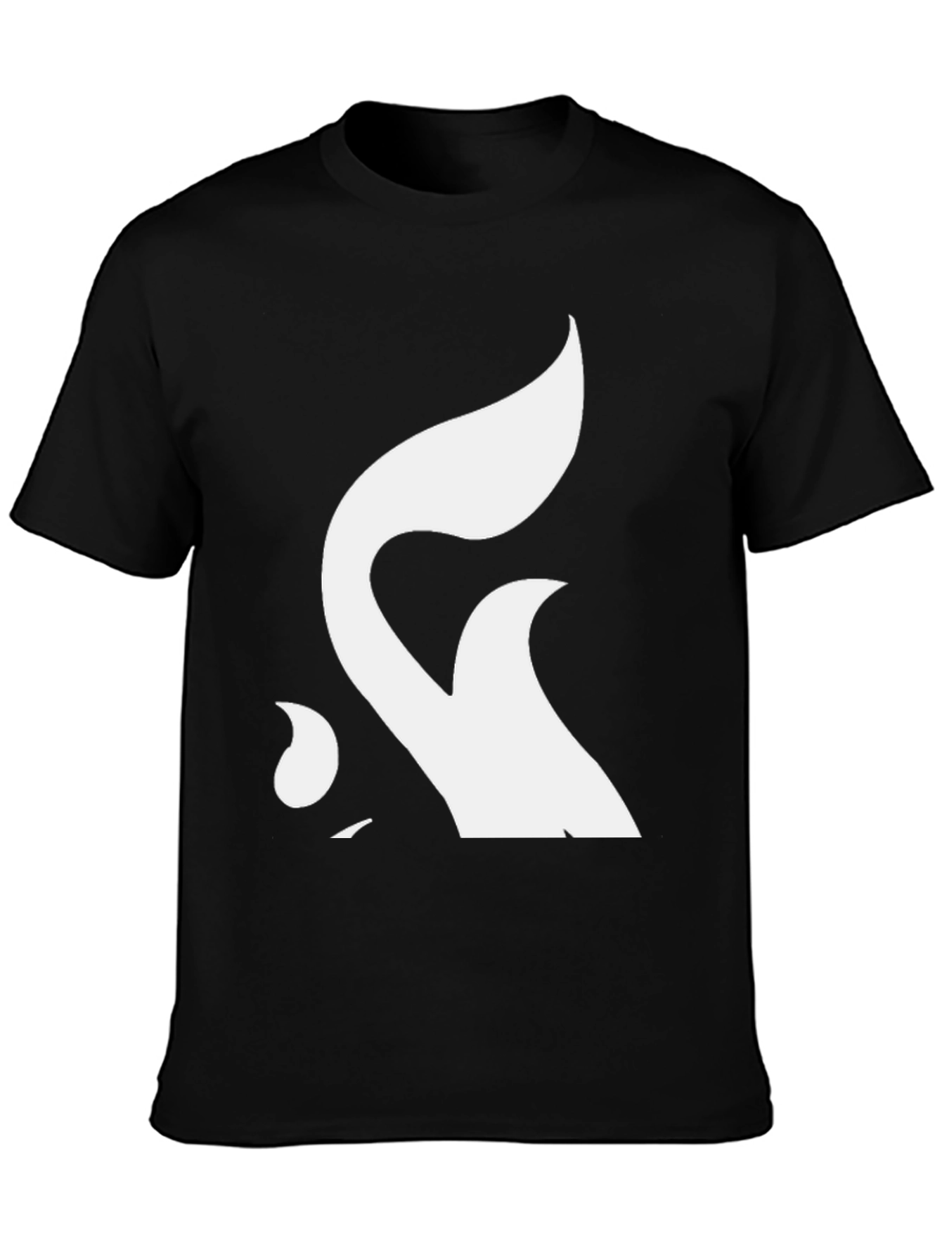 Orca Tail Black T-Shirt - Bold Graphic Tee