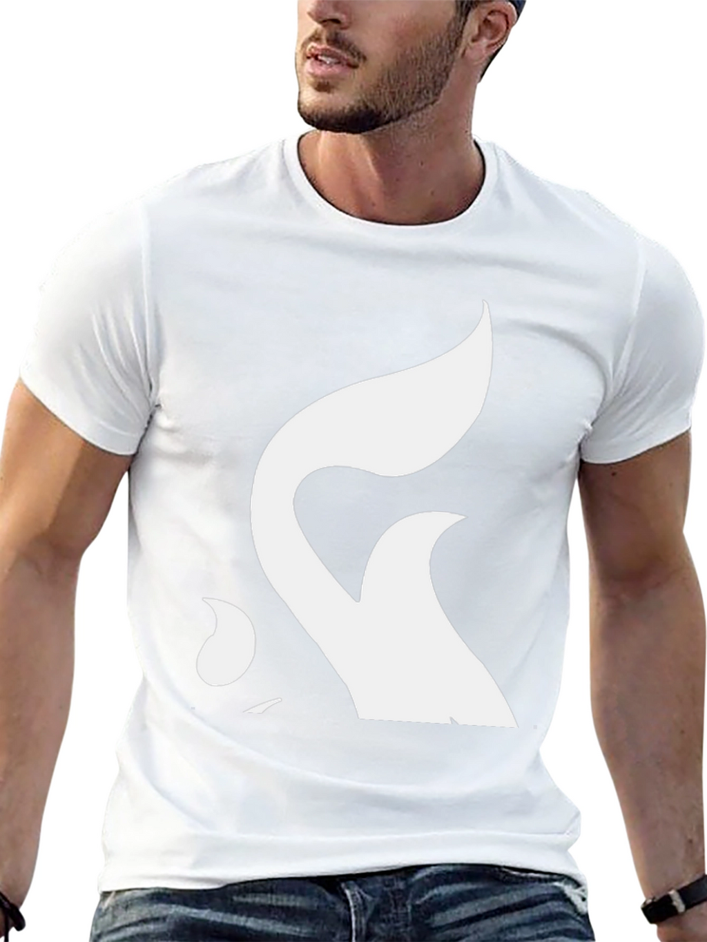 Orca Tail Black T-Shirt - Bold Graphic Tee