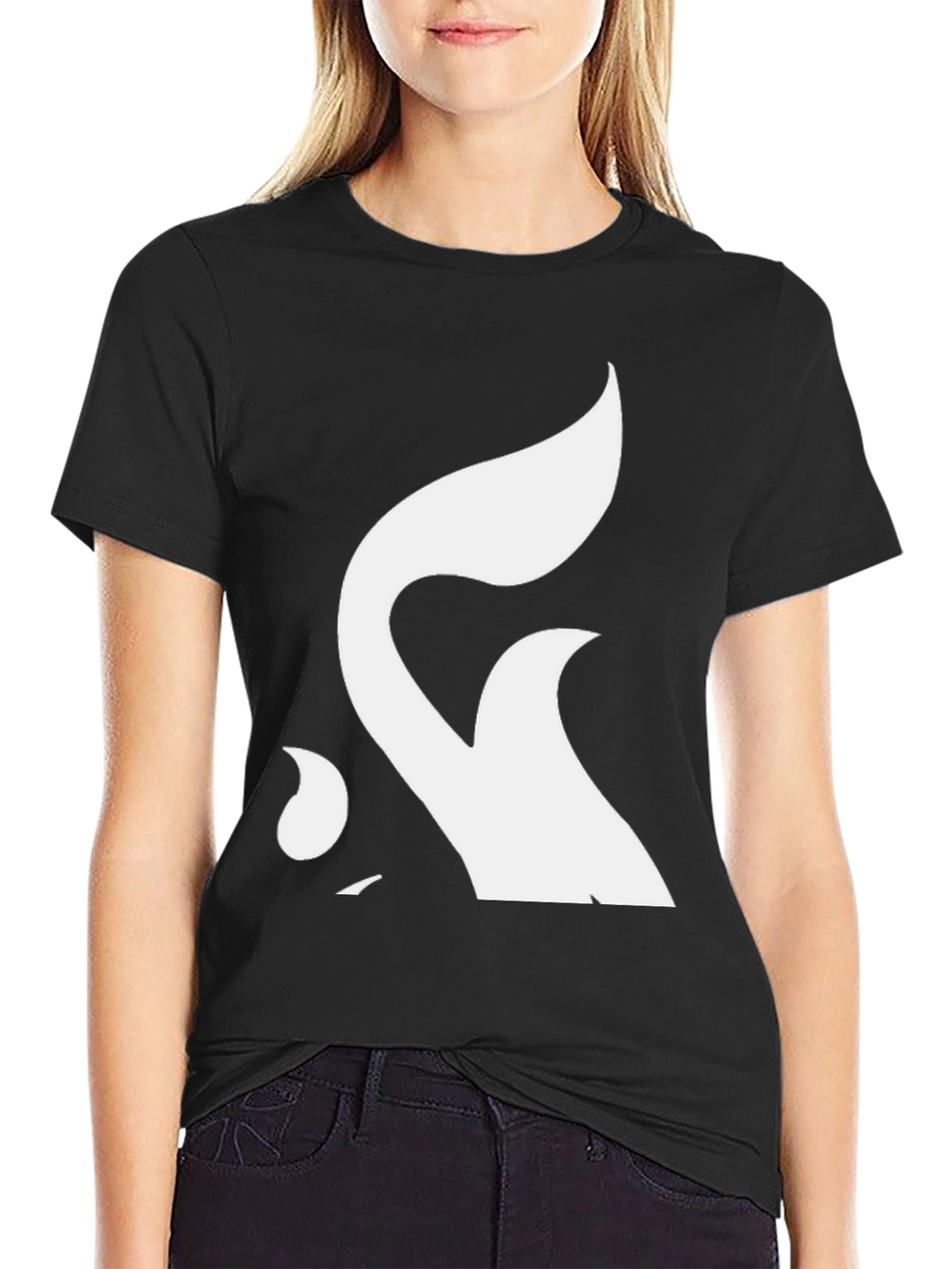 Orca Tail Black T-Shirt - Bold Graphic Tee