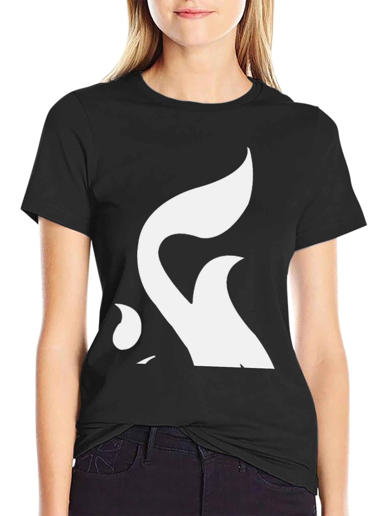 Orca Tail Black T-Shirt - Bold Graphic Tee