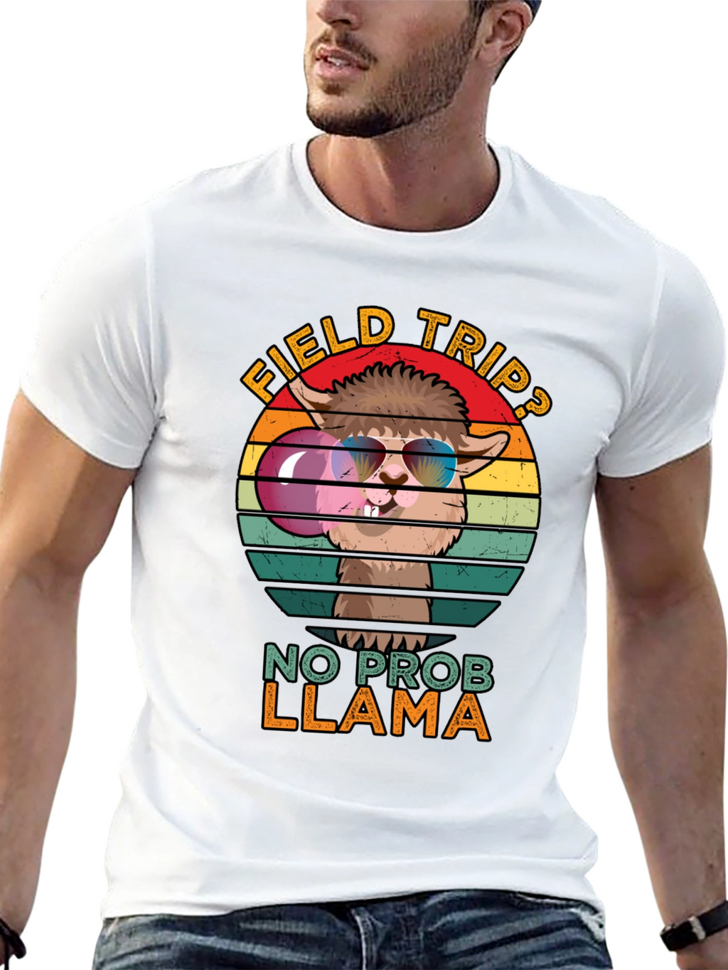 Field Trip? No Prob Llama T-Shirt