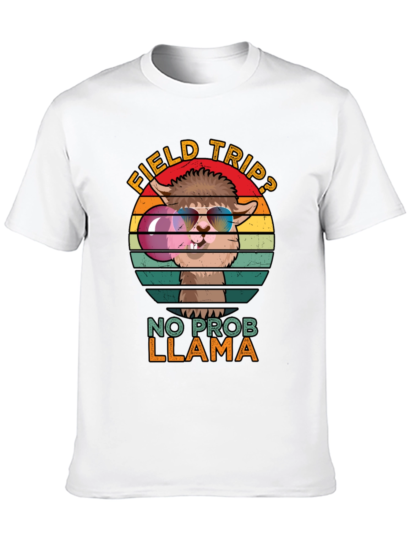 Field Trip? No Prob Llama T-Shirt