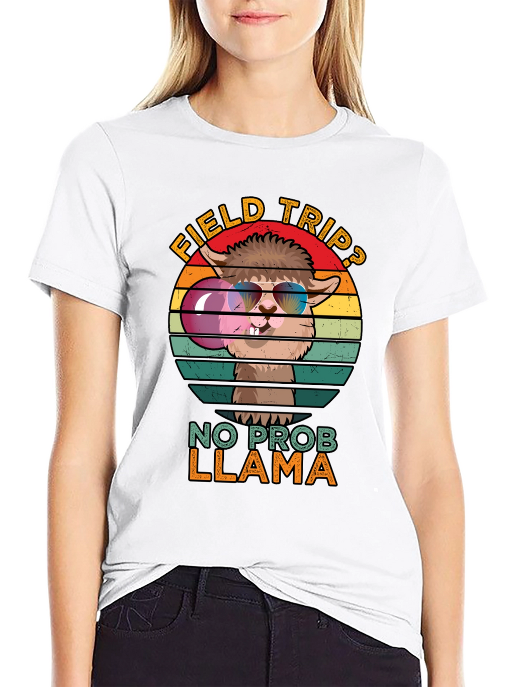 Field Trip? No Prob Llama T-Shirt