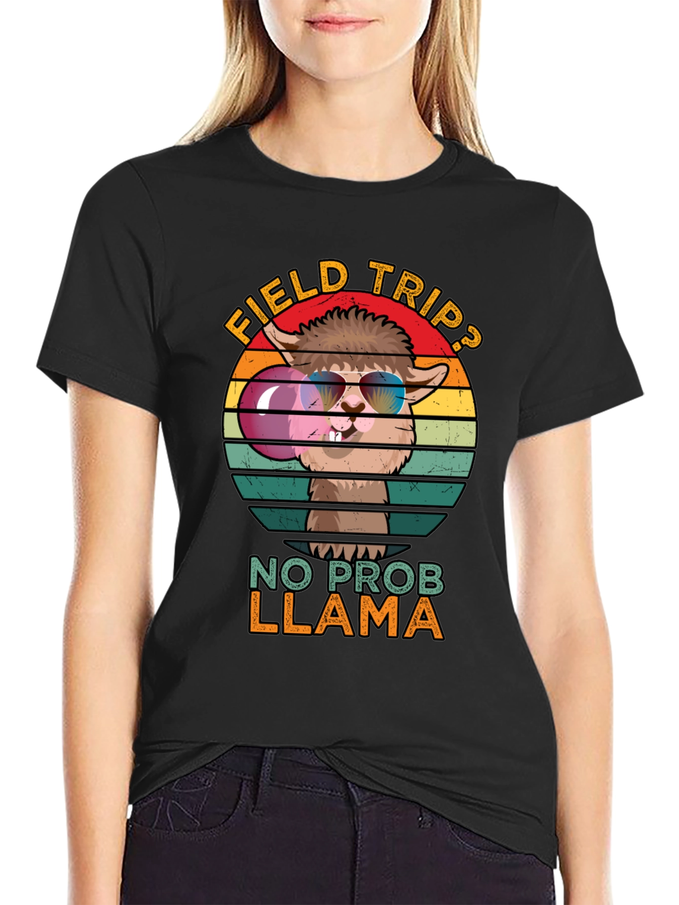 Field Trip? No Prob Llama T-Shirt