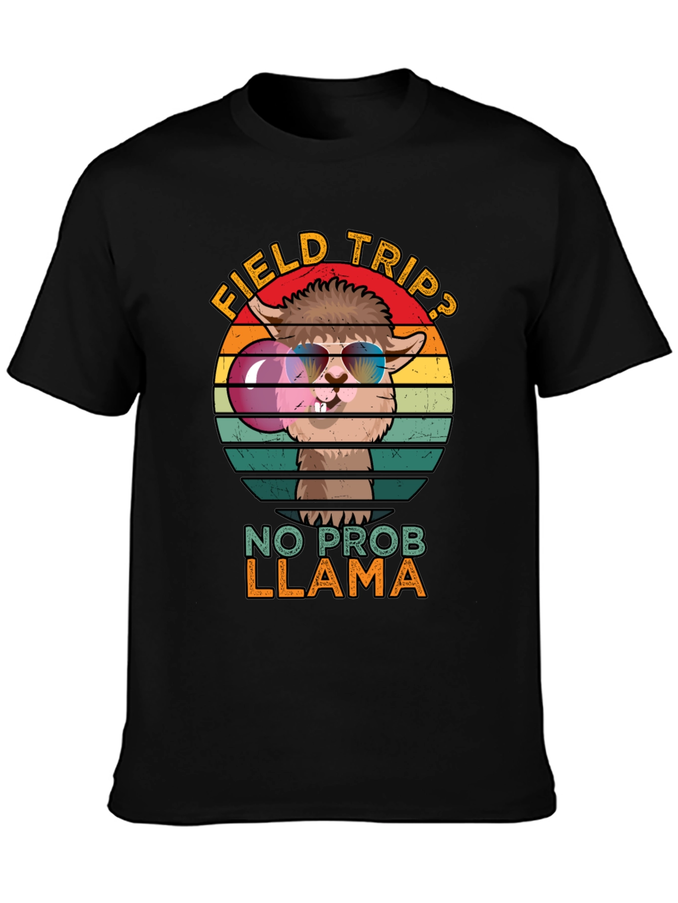Field Trip? No Prob Llama T-Shirt