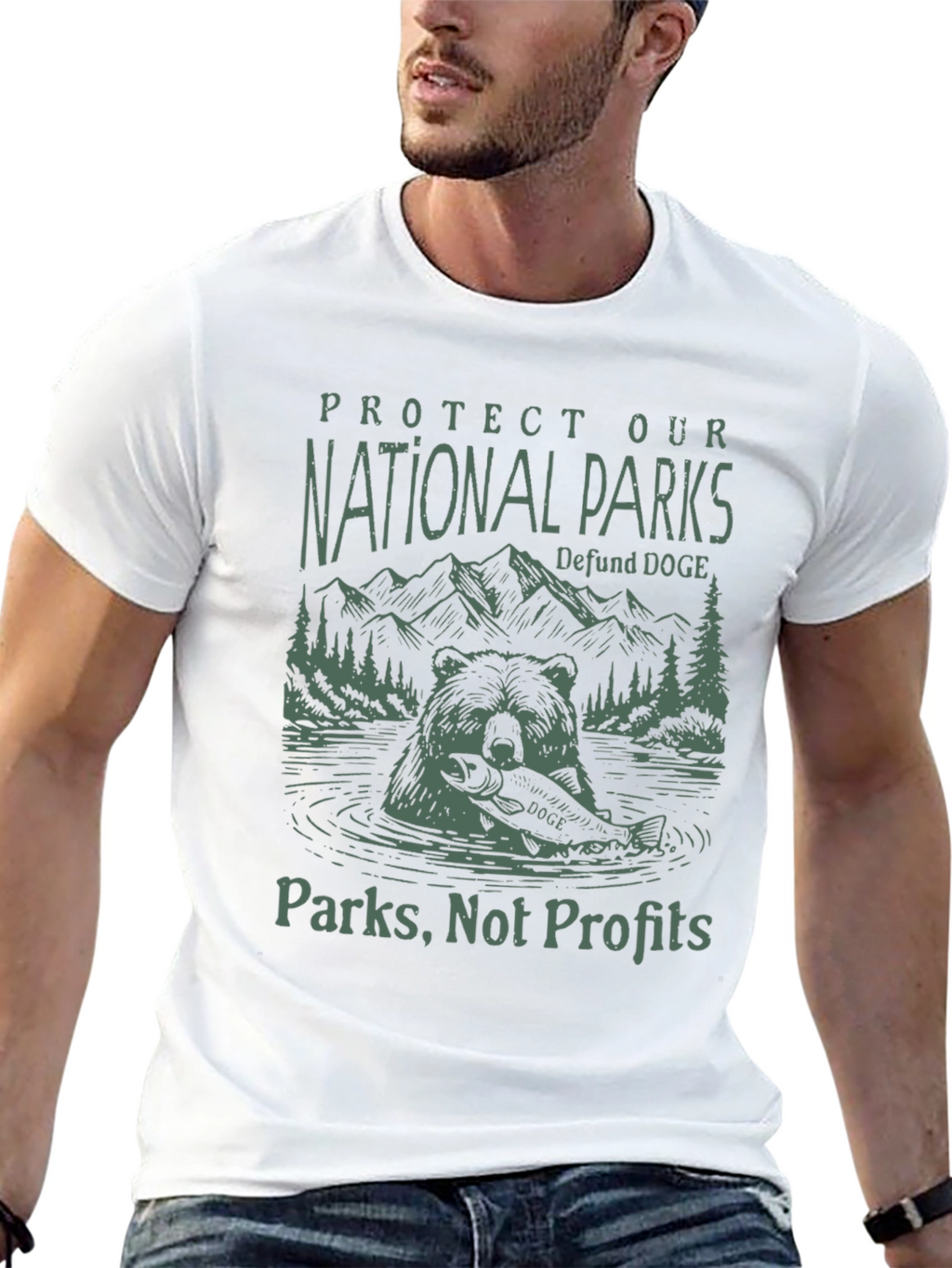 National Parks Black Graphic Tee