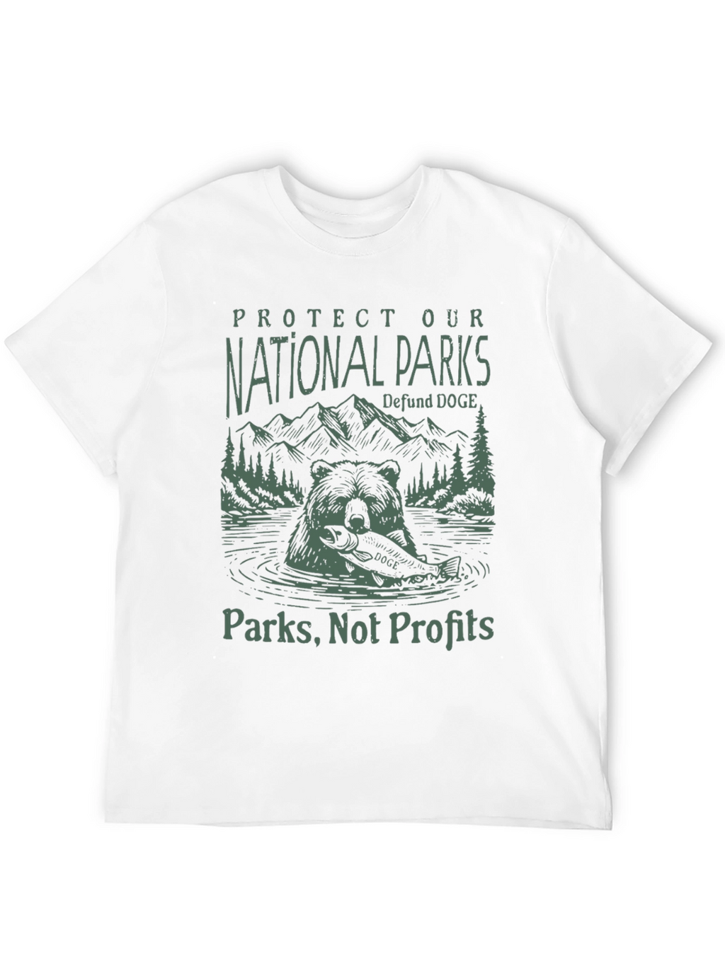 National Parks Black Graphic Tee