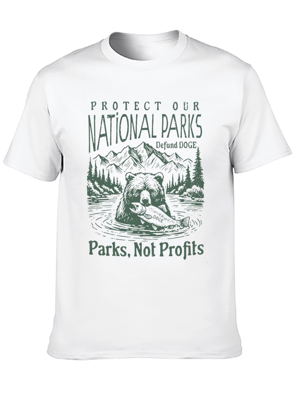 National Parks Black Graphic Tee