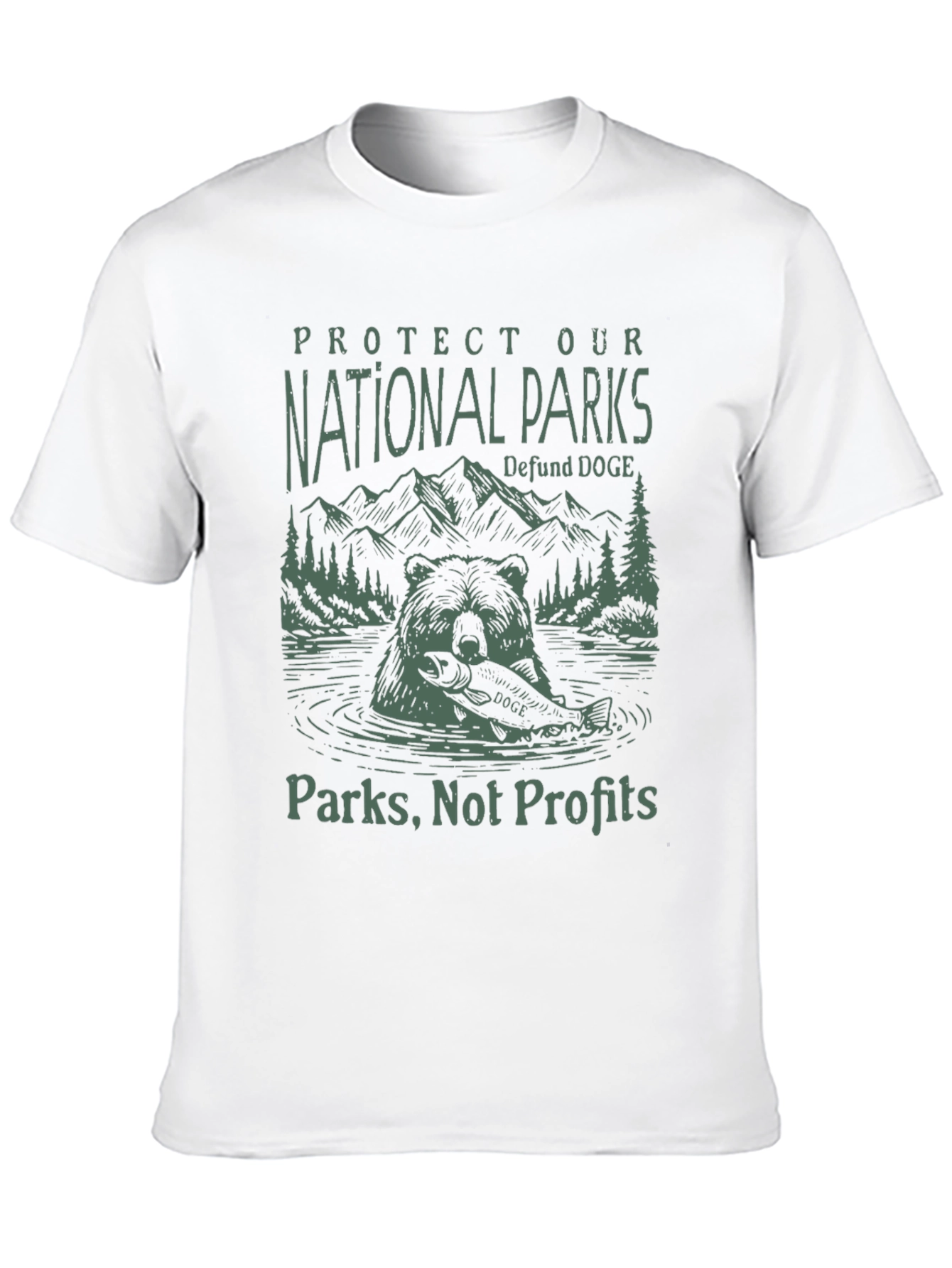 National Parks Black Graphic Tee