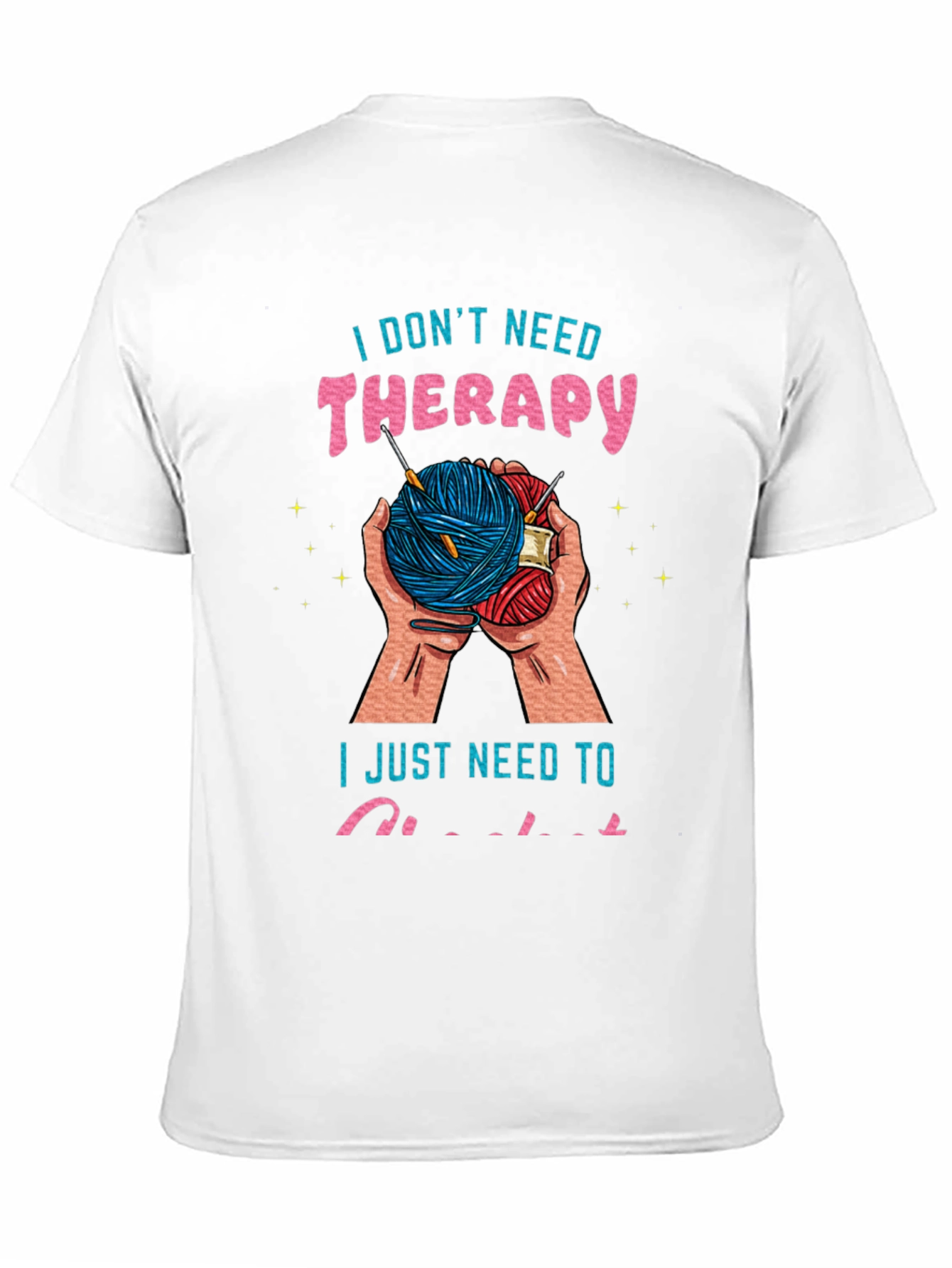 Crochet Therapy Tee - Yarn Lovers T-Shirt