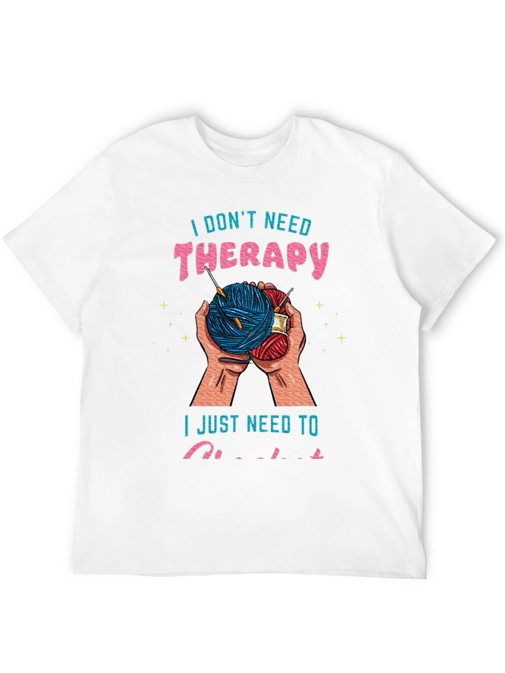 Crochet Therapy Tee - Yarn Lovers T-Shirt