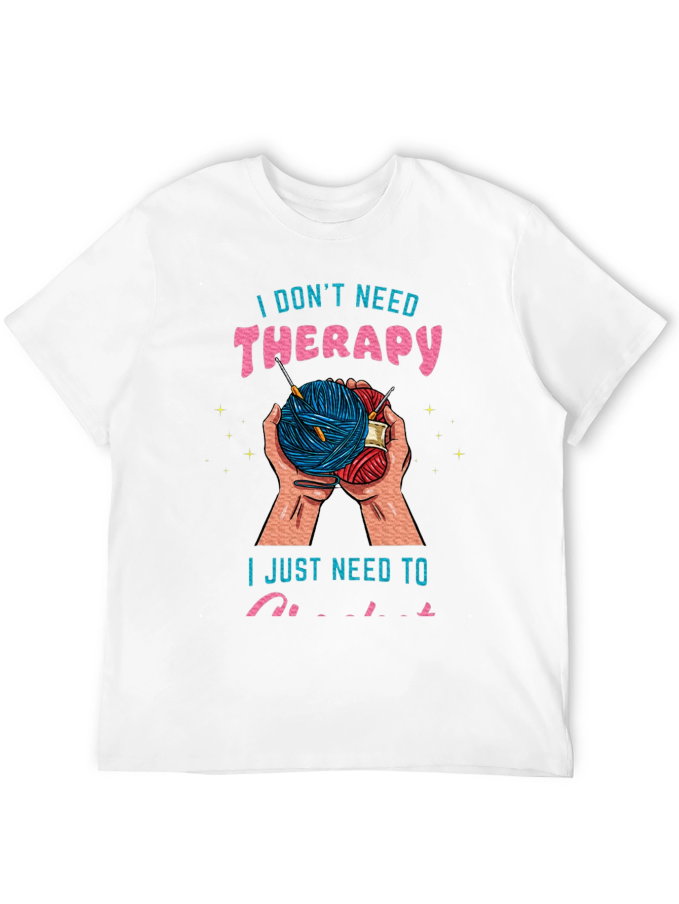 Crochet Therapy Tee - Yarn Lovers T-Shirt