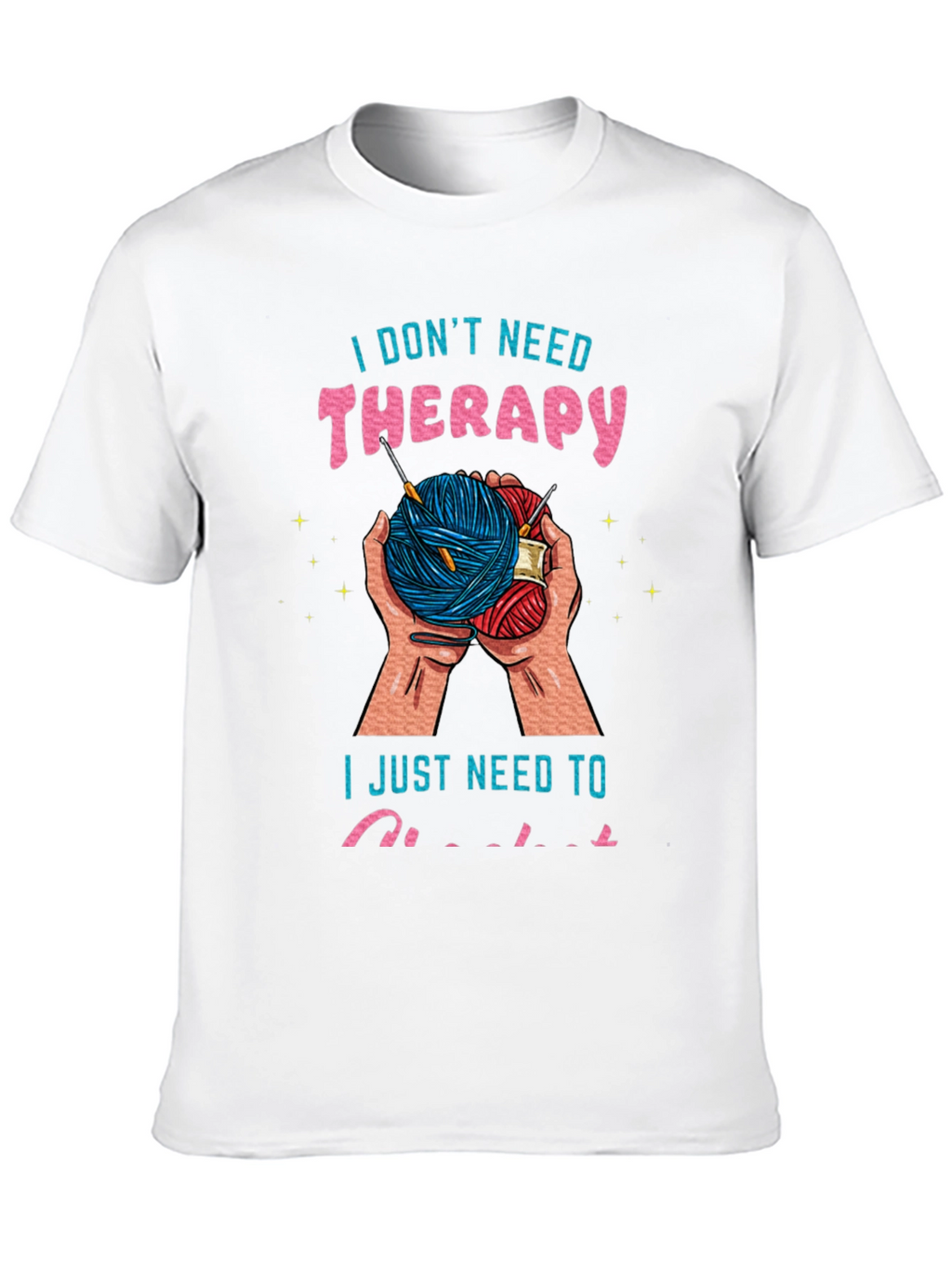 Crochet Therapy Tee - Yarn Lovers T-Shirt