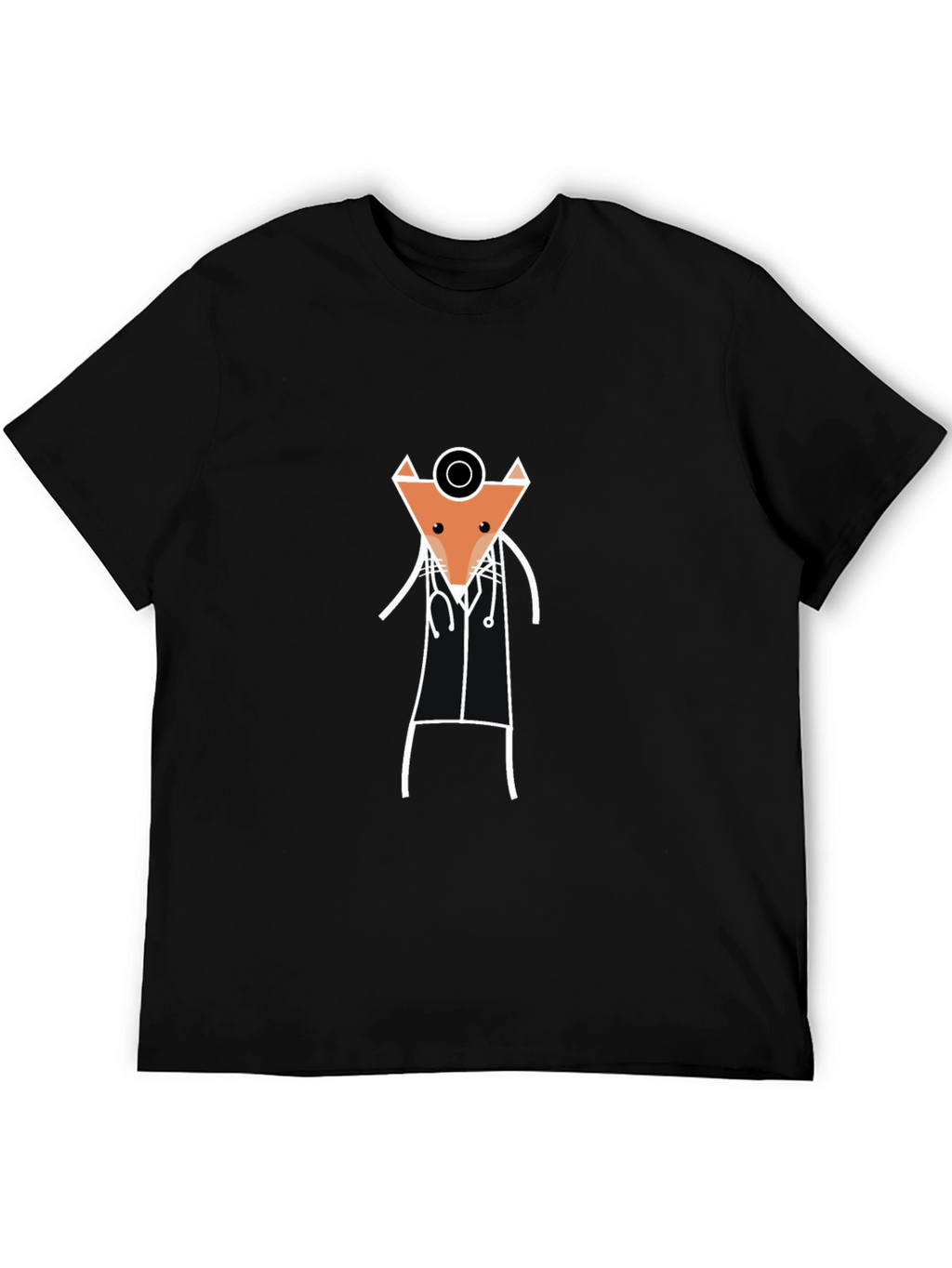 Fox Doctor T-Shirt - Novelty Animal Tee