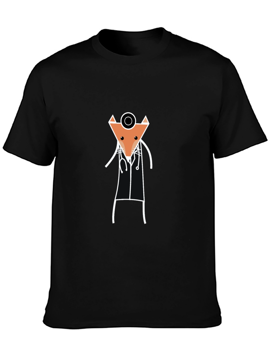 Fox Doctor T-Shirt - Novelty Animal Tee