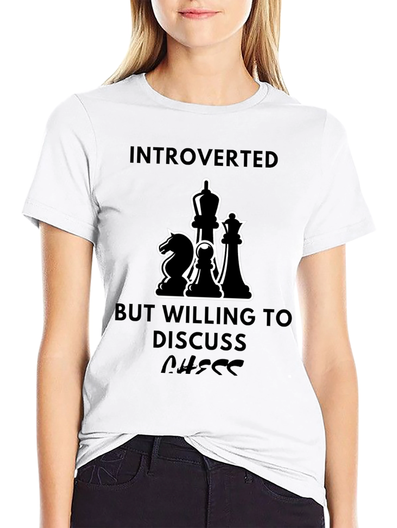 Introverted Chess Lover T-Shirt - Discuss Chess!
