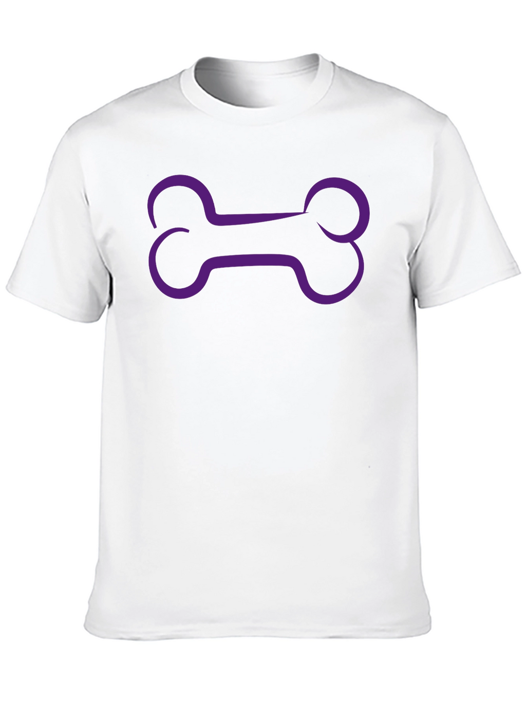 Bone Graphic Black Tee - Unique Design