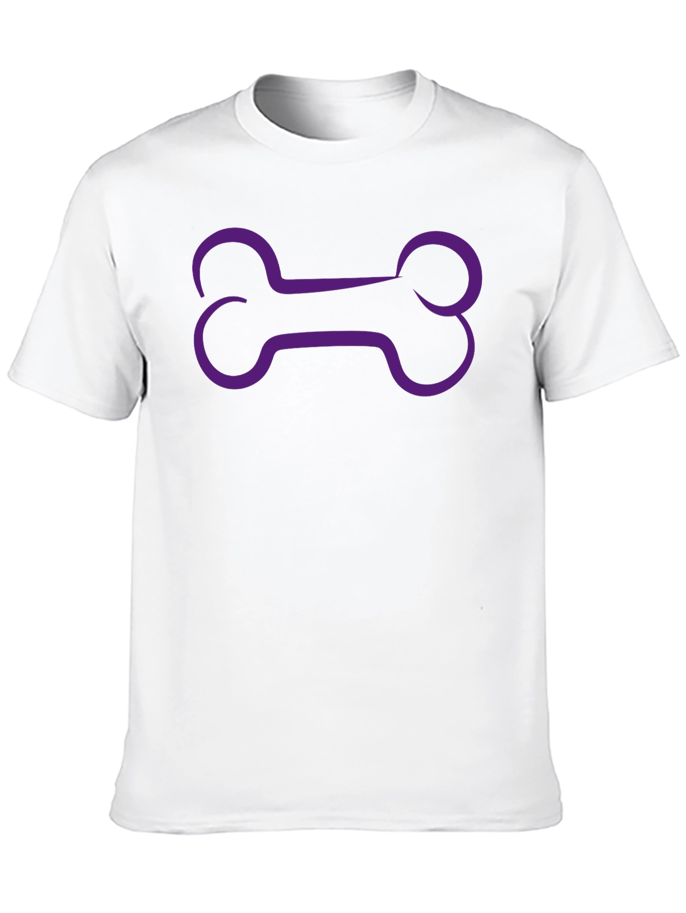 Bone Graphic Black Tee - Unique Design
