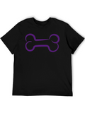 Bone Graphic Black Tee - Unique Design