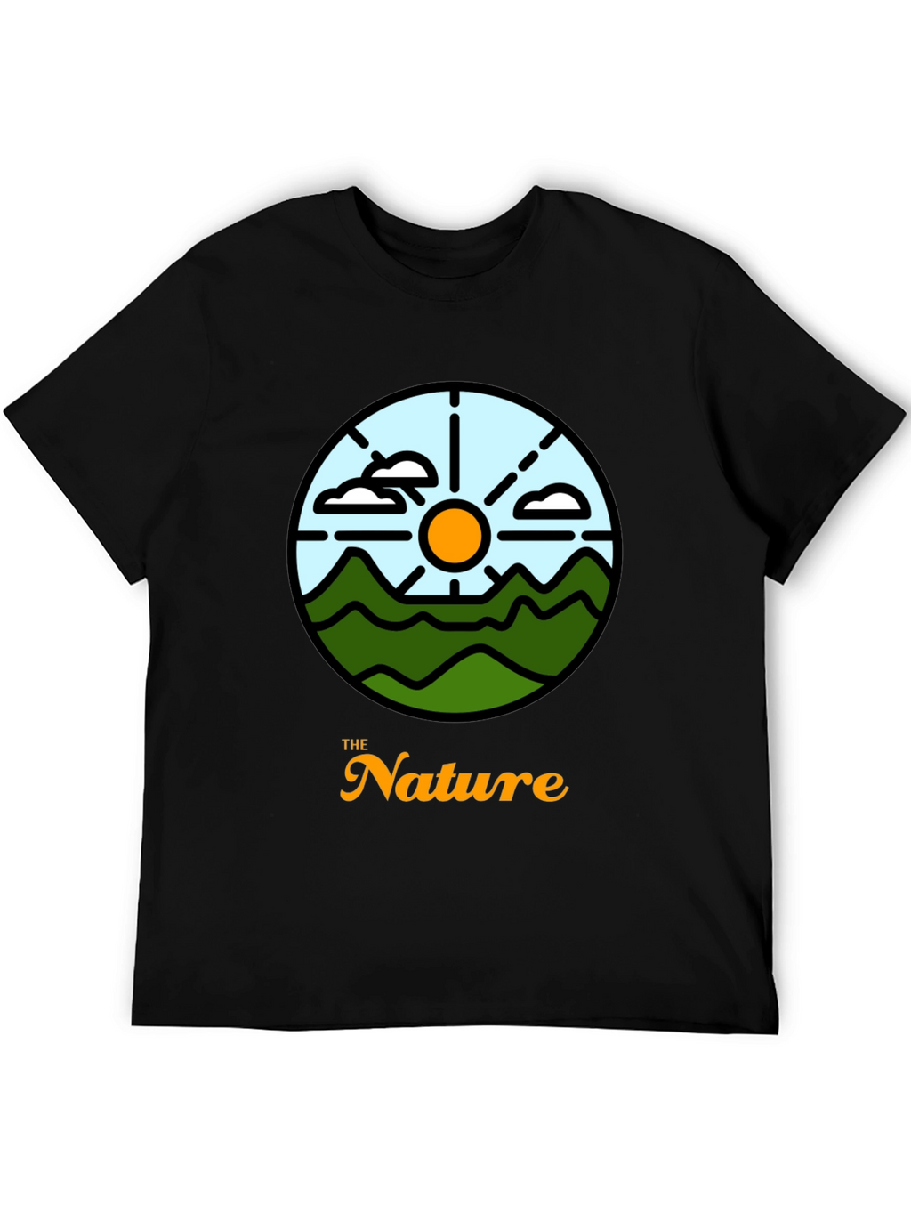 Nature Graphic Tee - Stylish Comfort