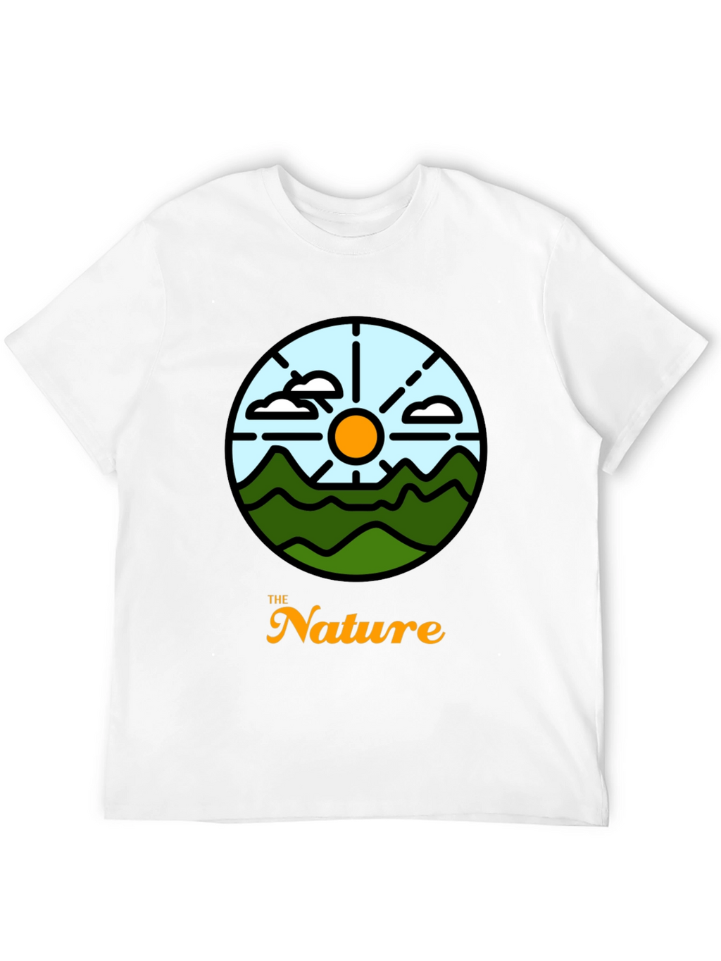Nature Graphic Tee - Stylish Comfort