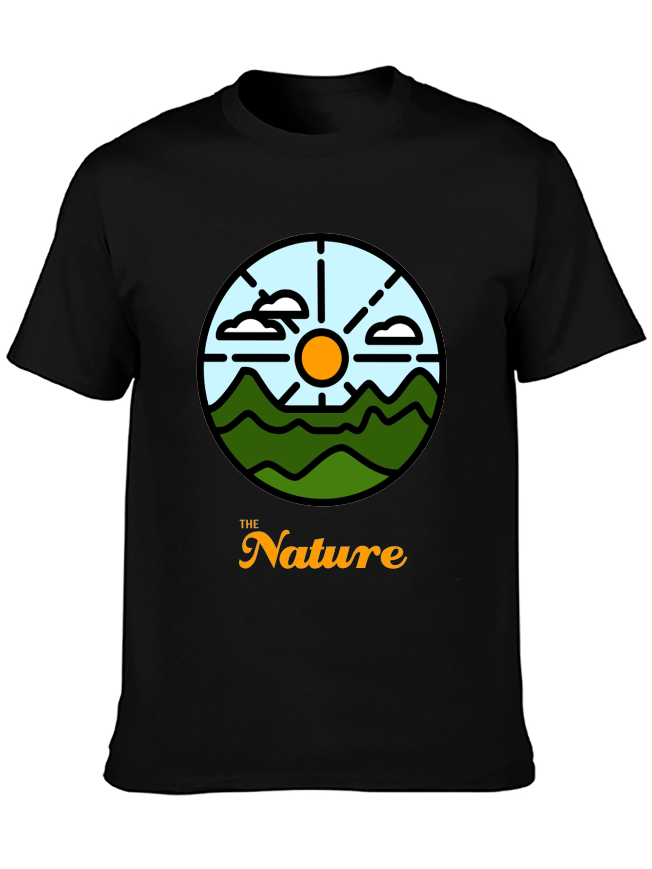 Nature Graphic Tee - Stylish Comfort