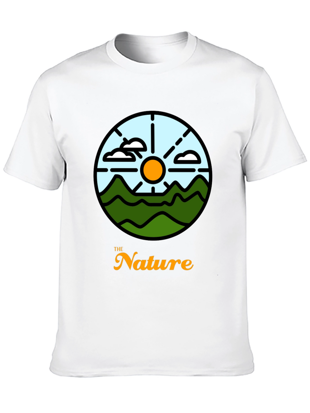 Nature Graphic Tee - Stylish Comfort