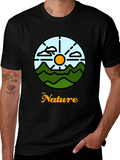 Nature Graphic Tee - Stylish Comfort