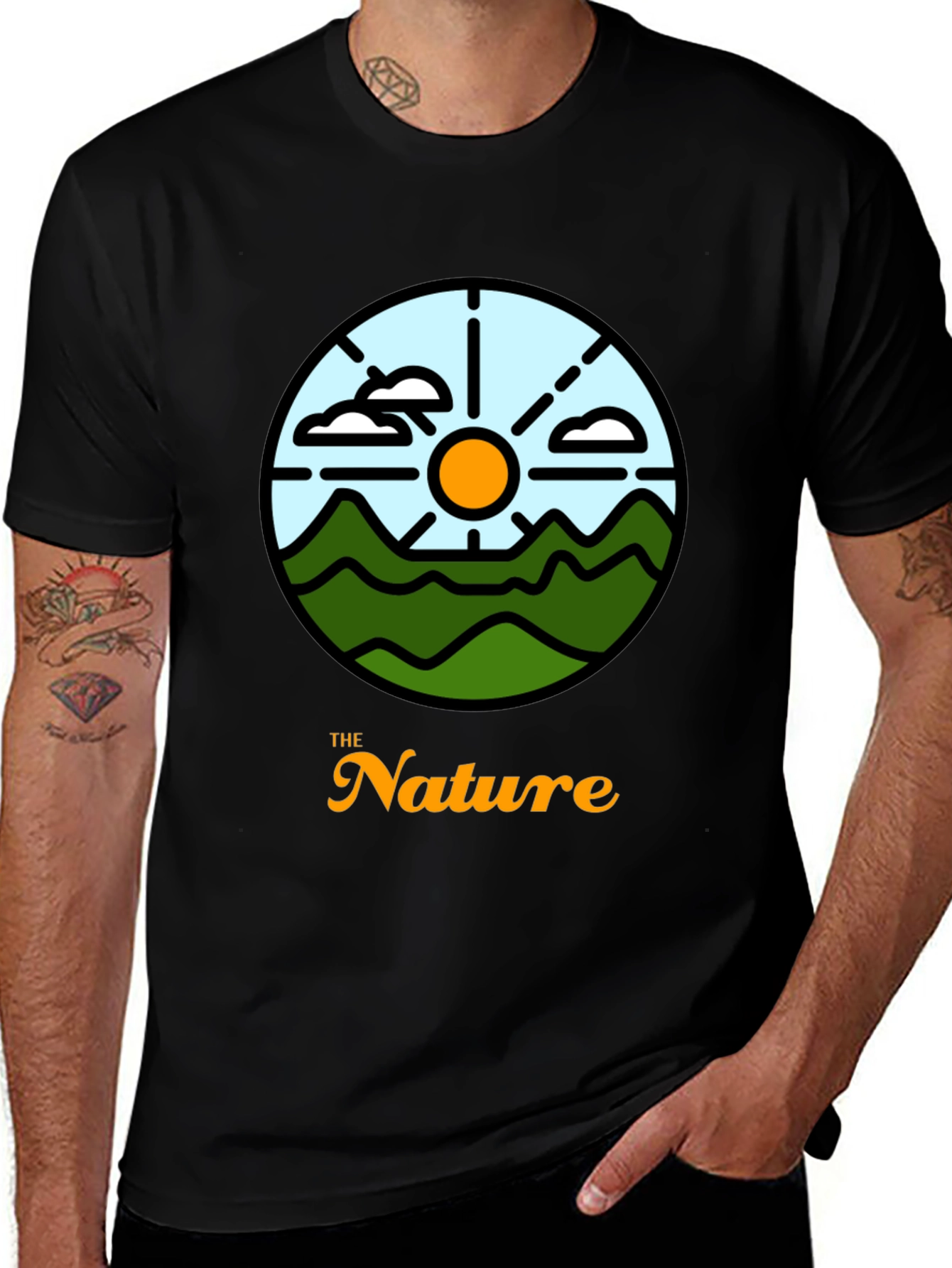 Nature Graphic Tee - Stylish Comfort