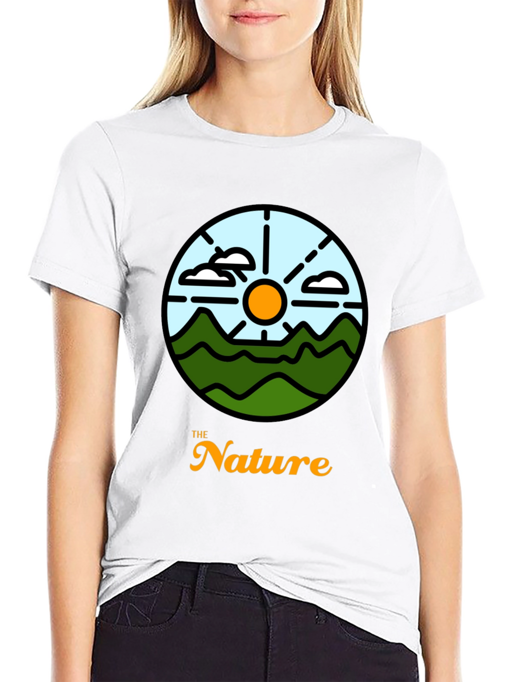 Nature Graphic Tee - Stylish Comfort