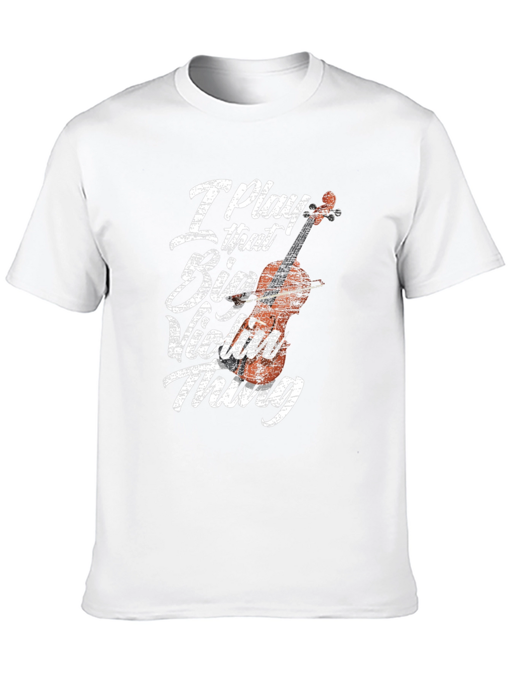 I Play That Big Violin Thing Black T-Shirt
