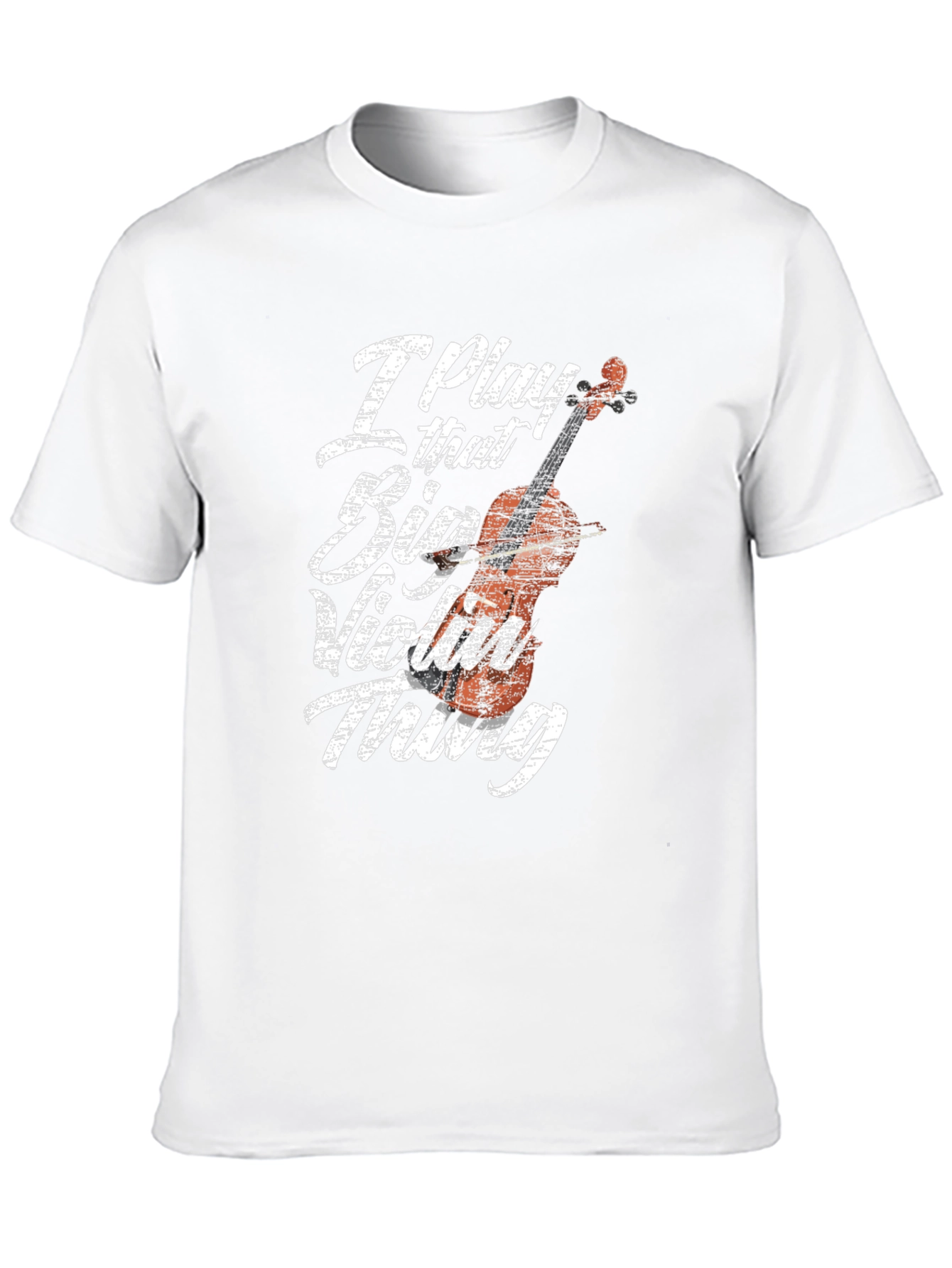 I Play That Big Violin Thing Black T-Shirt