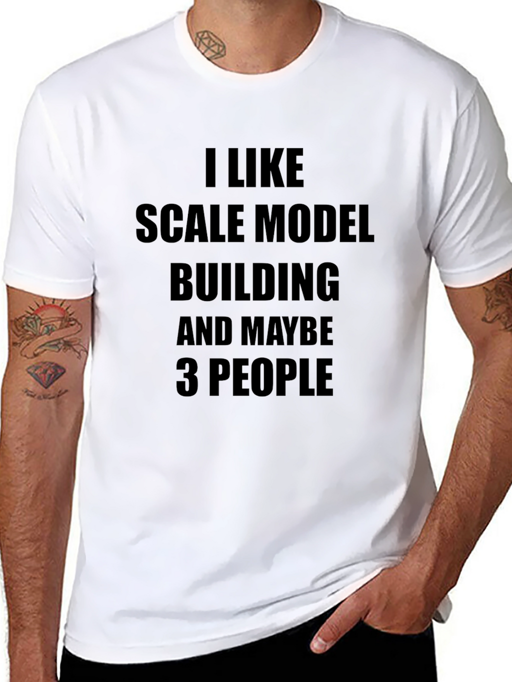 Scale Model Building Enthusiast Tee