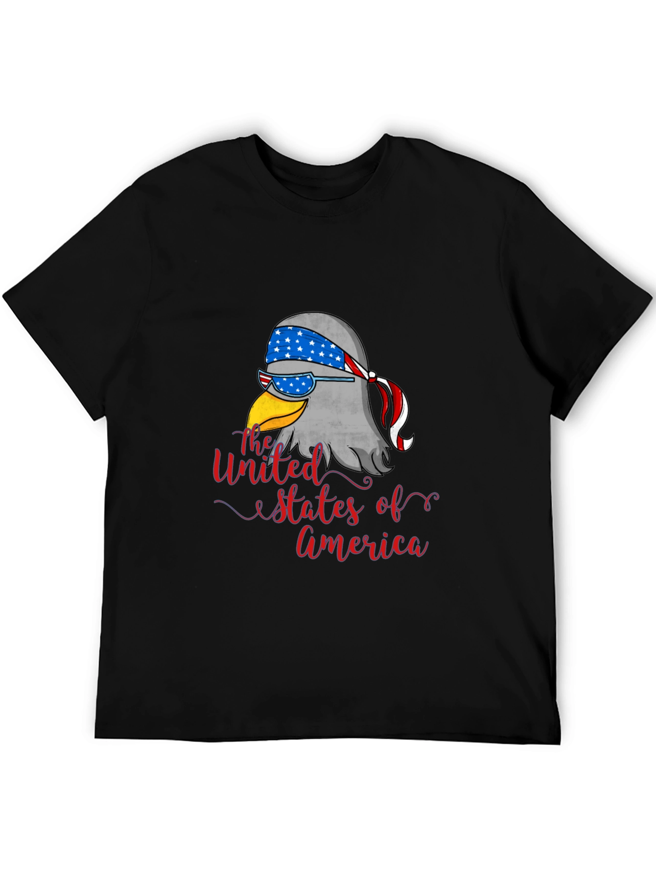 Patriotic Eagle USA Graphic Tee