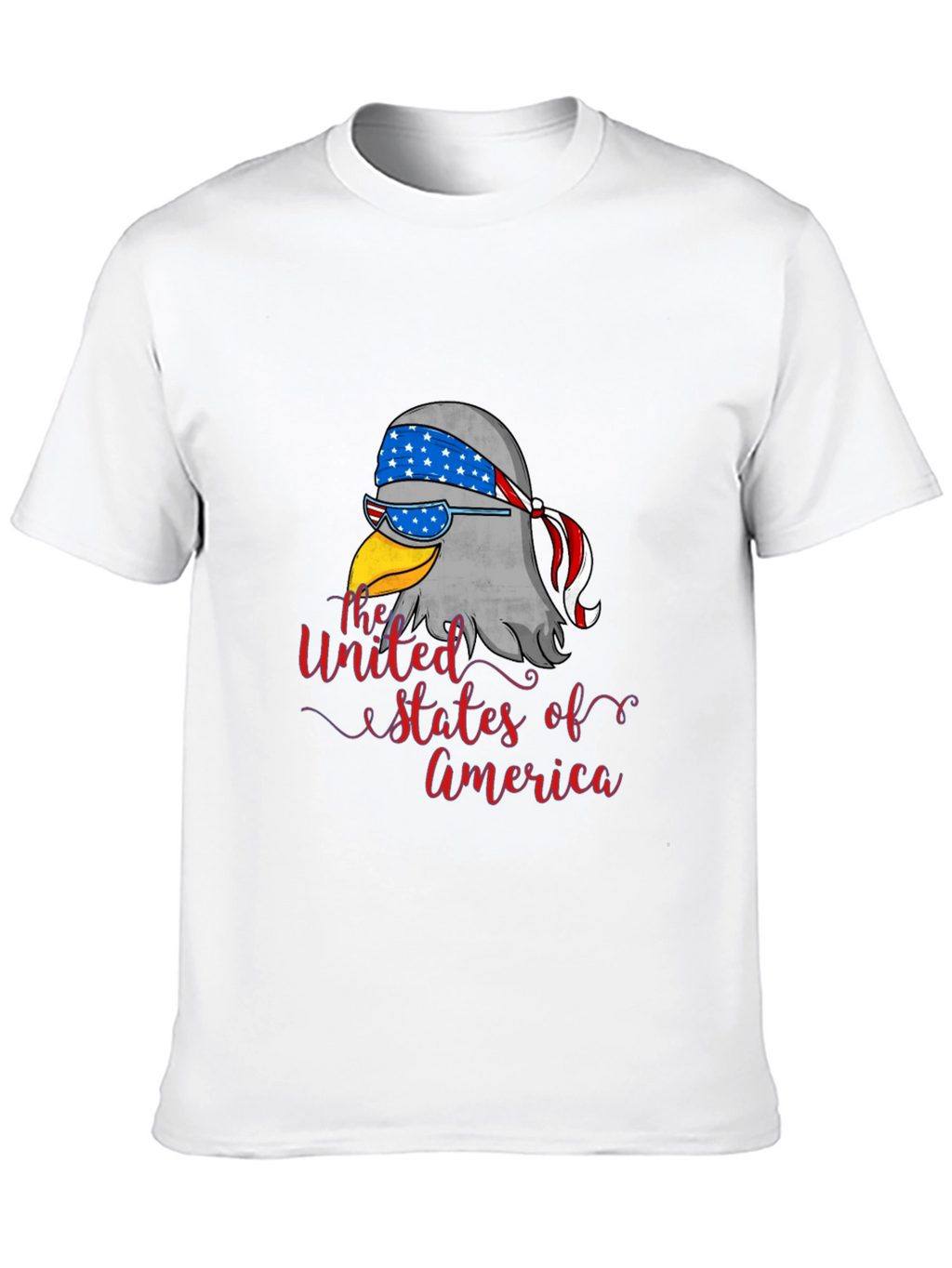 Patriotic Eagle USA Graphic Tee