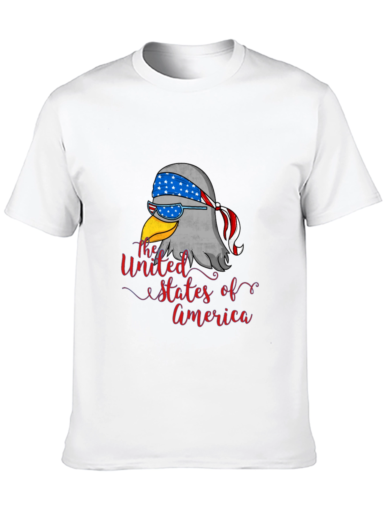 Patriotic Eagle USA Graphic Tee