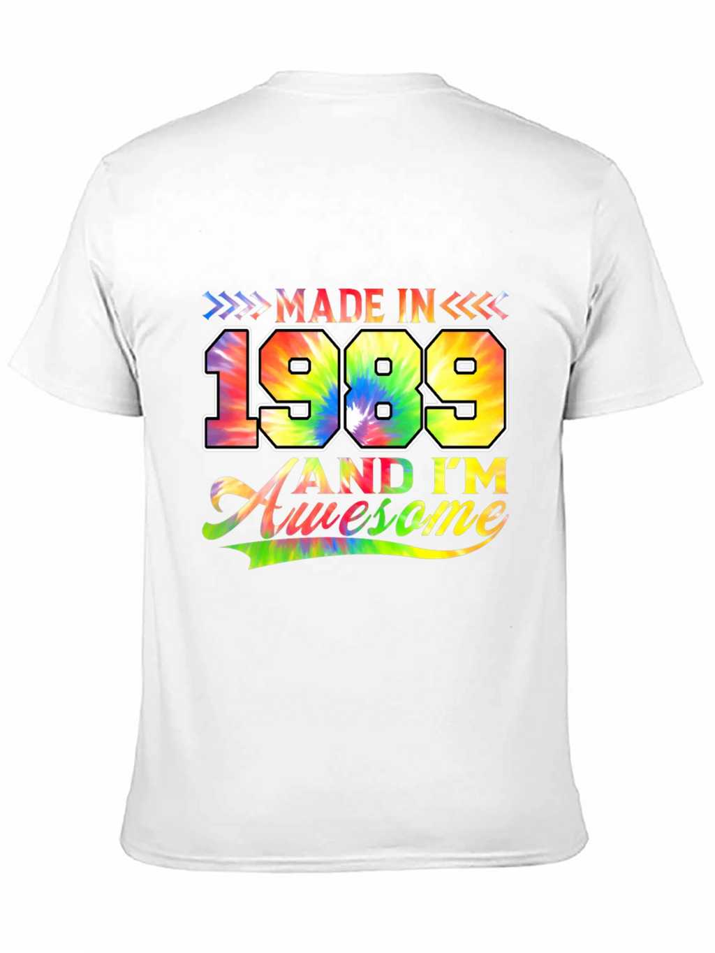 Made in 1989 Tie Dye Graphic T-Shirt