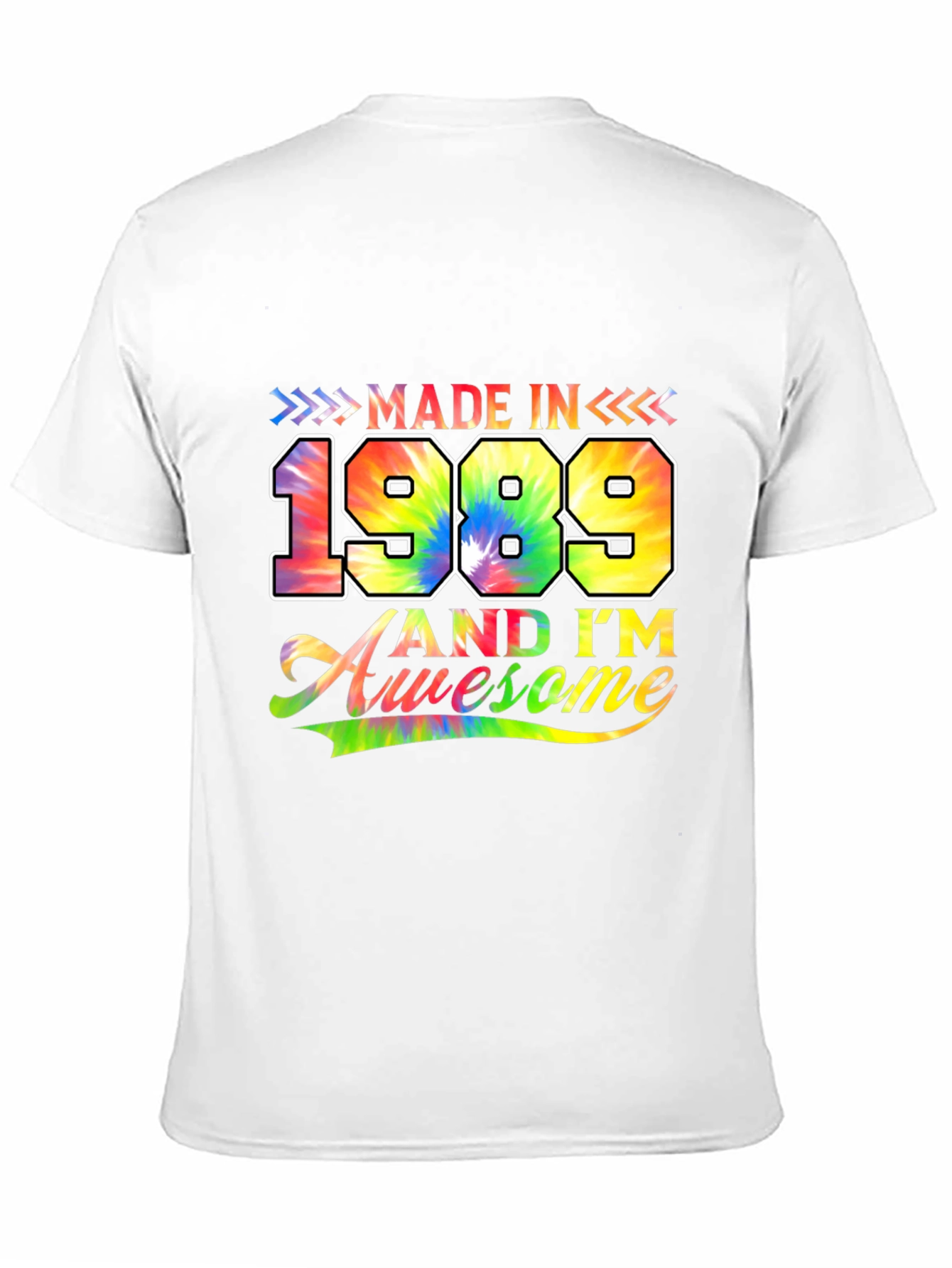 Made in 1989 Tie Dye Graphic T-Shirt