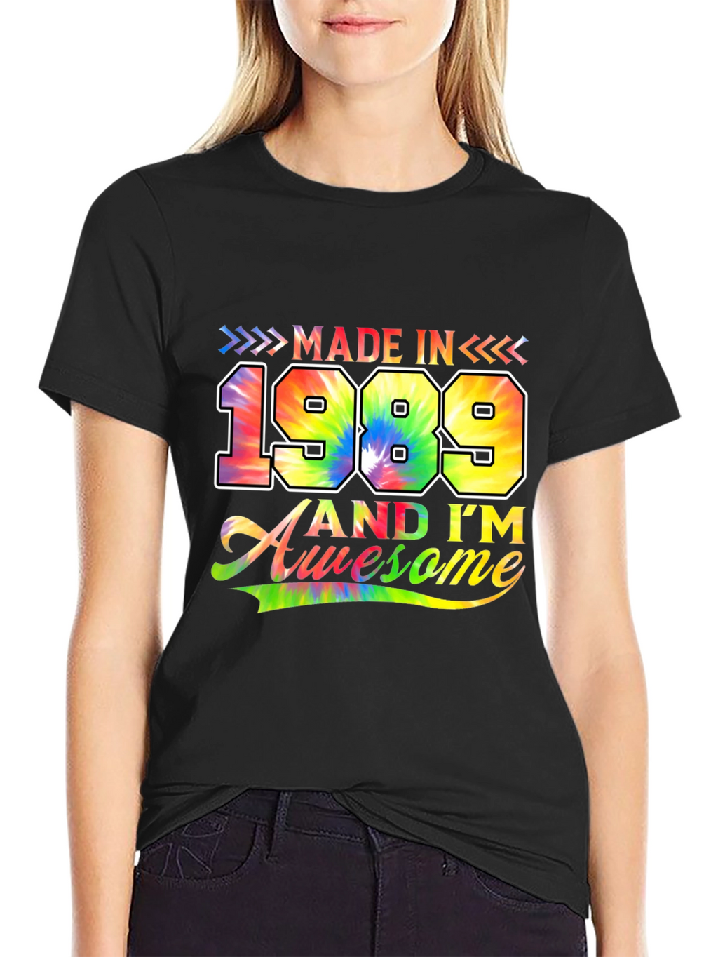 Made in 1989 Tie Dye Graphic T-Shirt