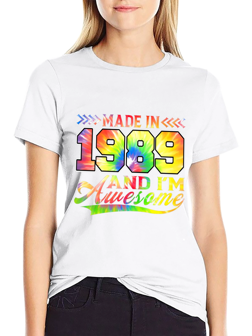 Made in 1989 Tie Dye Graphic T-Shirt