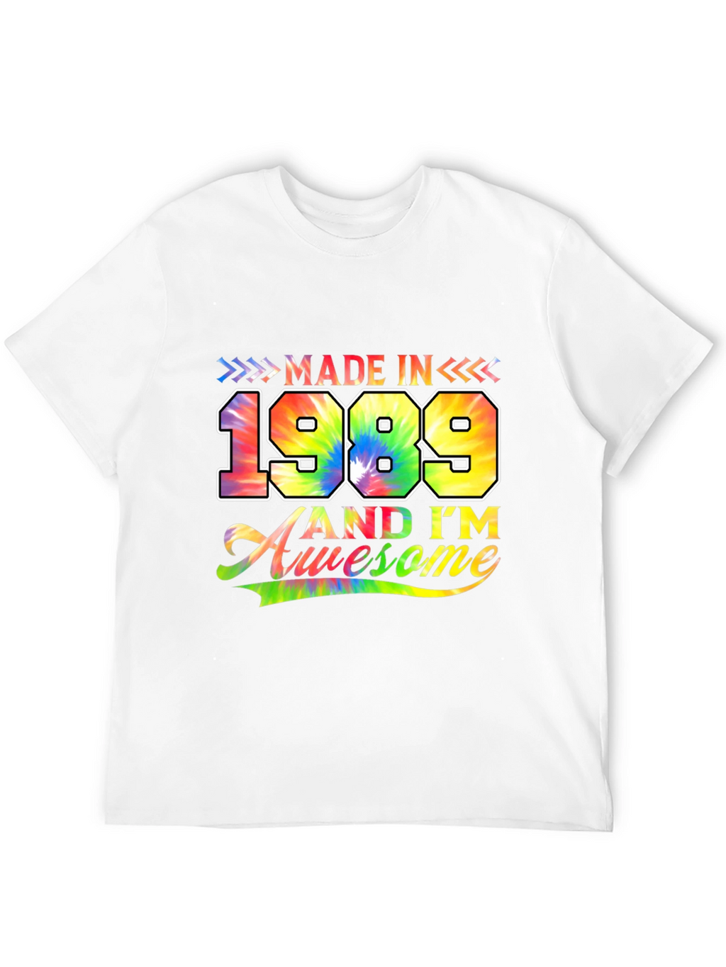 Made in 1989 Tie Dye Graphic T-Shirt