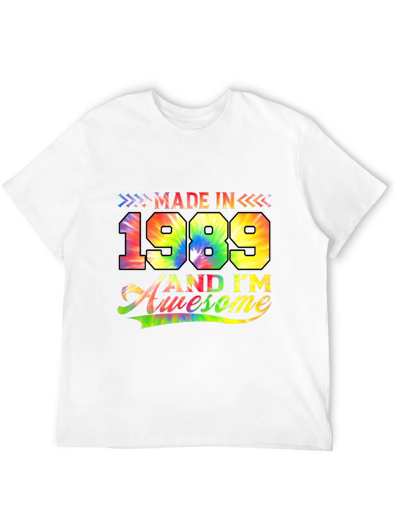 Made in 1989 Tie Dye Graphic T-Shirt
