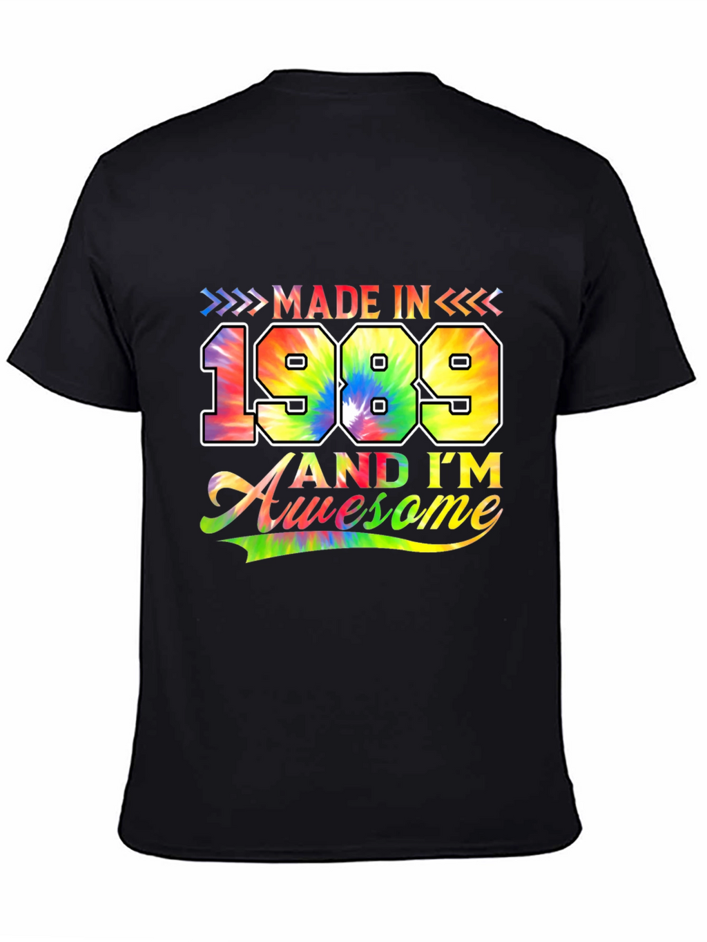Made in 1989 Tie Dye Graphic T-Shirt