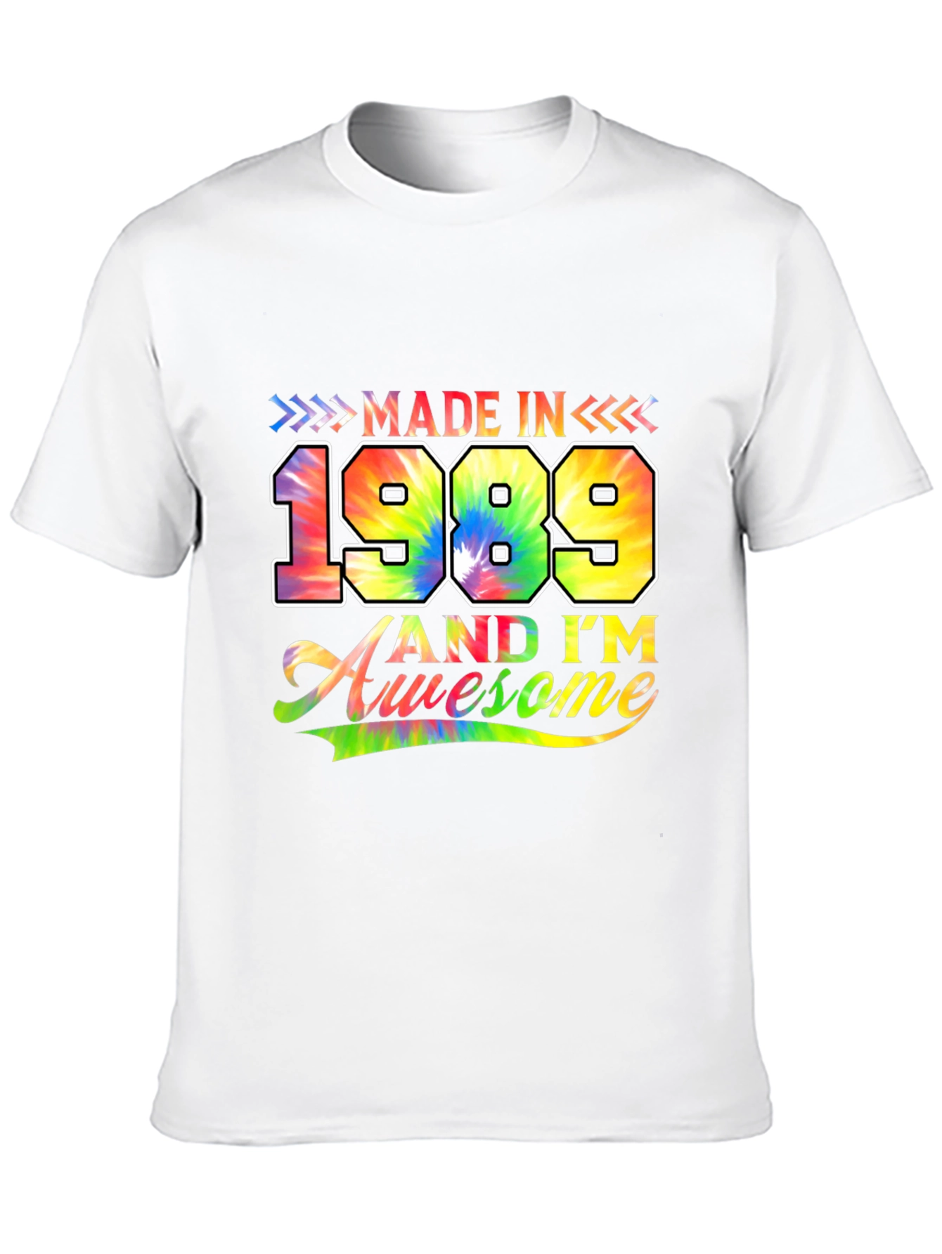 Made in 1989 Tie Dye Graphic T-Shirt