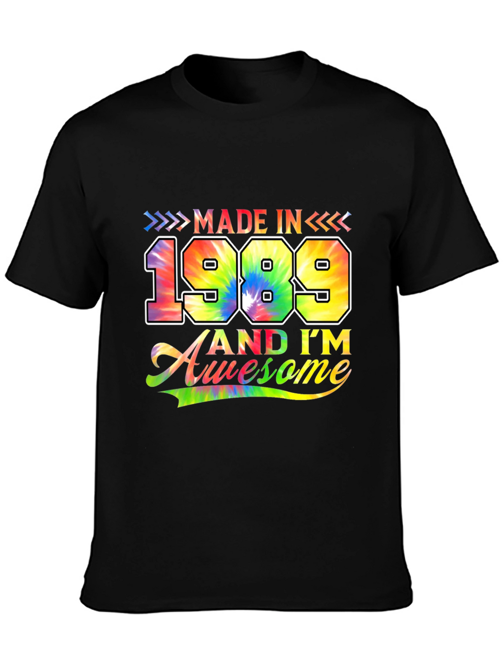 Made in 1989 Tie Dye Graphic T-Shirt