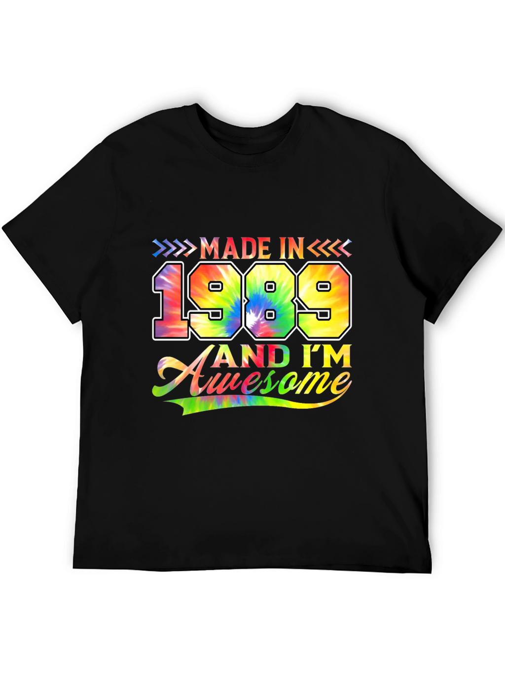Made in 1989 Tie Dye Graphic T-Shirt