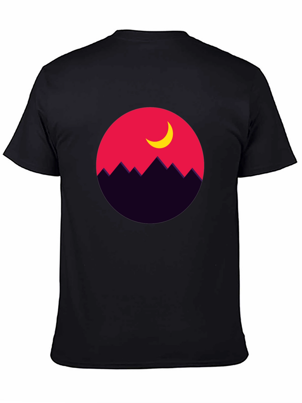 Mountain Moon Graphic Tee - Stylish Unisex T-Shirt