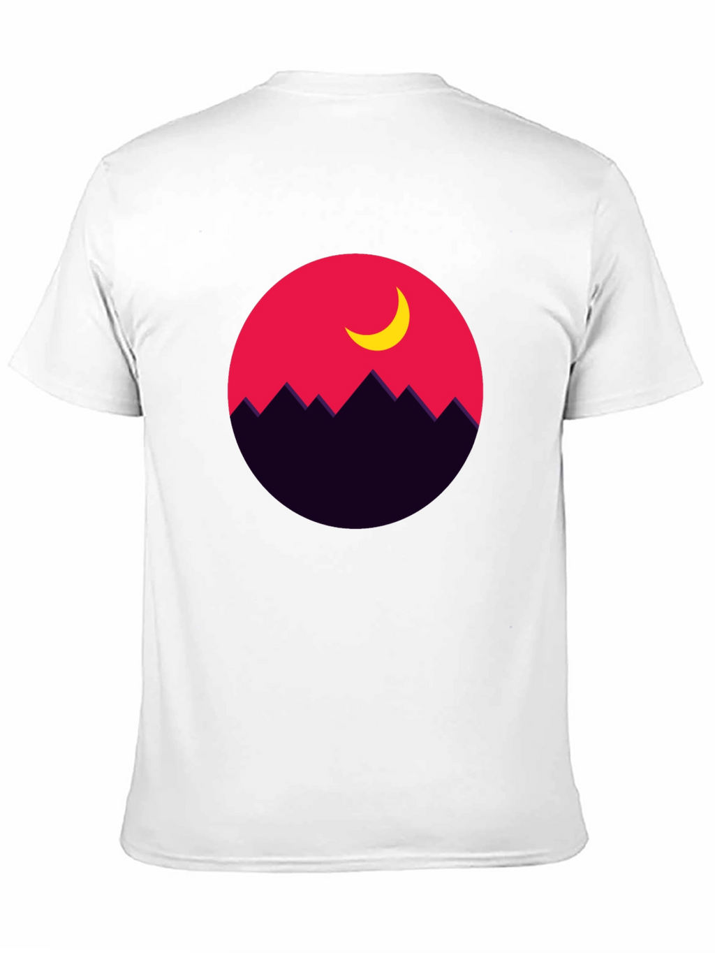 Mountain Moon Graphic Tee - Stylish Unisex T-Shirt